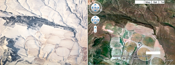 Irrigation Circles, Wind Erosion - 2110105-029-3C