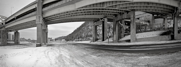 I-376, Fort Pitt Tunnel - 2110115-077pano